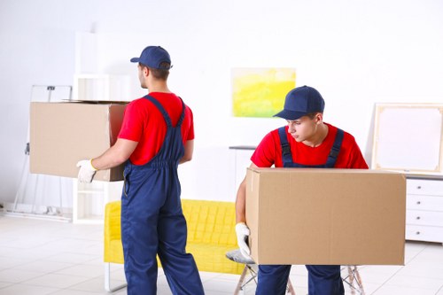 Commercial moving team planning a business relocation in Plaistow