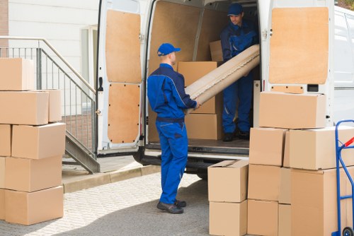 Removal team helping with a home move in Plaistow