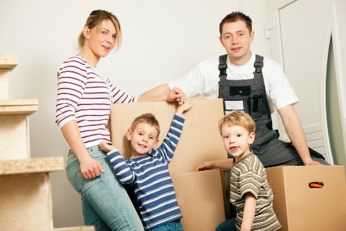 Fragile household items packed securely for transport