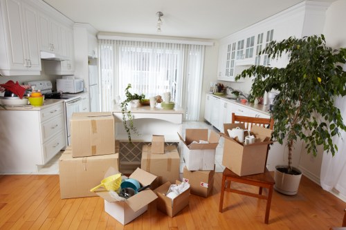 Local removal company preparing for a residential or office relocation