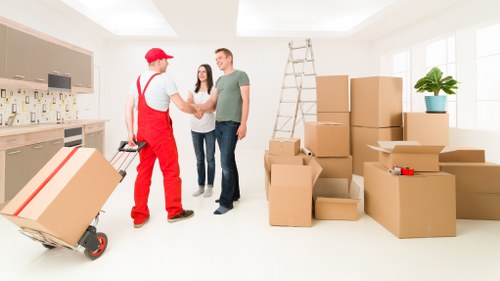 Local moving truck planned for a flat or house move in Plaistow