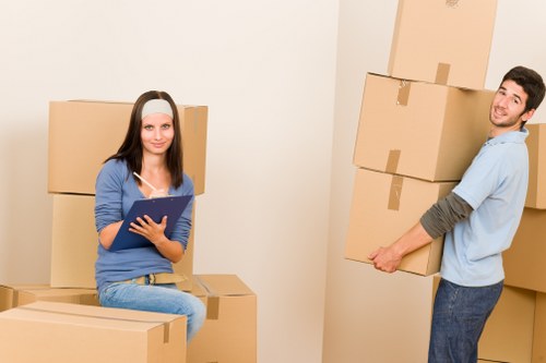Local removal van service handling a flat move in Plaistow